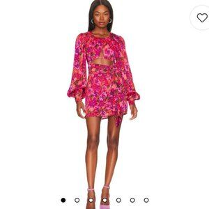 For Love & Lemons Lauren Longsleeve Mini